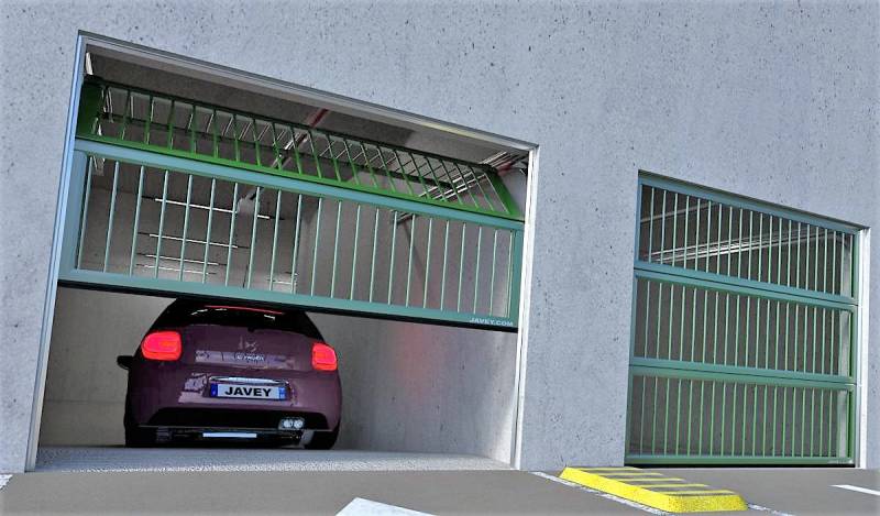 Portes sectionnelles de parking ou garage collectif sur Limoges 